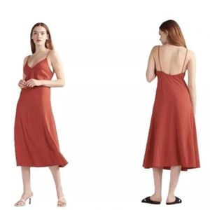 Thakoon Rust Midi Dress